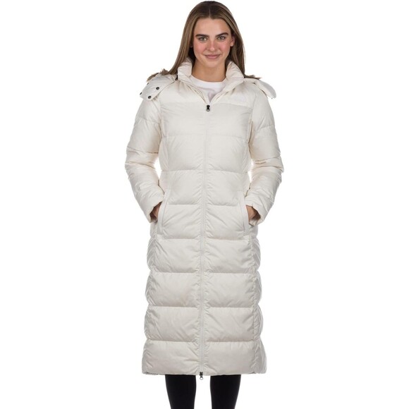 NORTH FACE WOMEN'S LONG ANTERO DOWN PARKA GARDENIA WHITE NWT - Picture 3 of 11